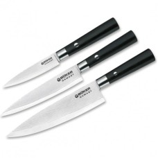 Набор кухонных ножей BOKER DAMASCUS TRIO BK130420SET