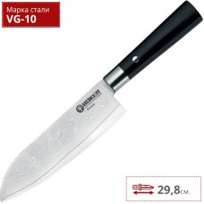 Нож кухонный BOKER DAMAST BLACK SANTOKU 130417DAM BK130417DAM